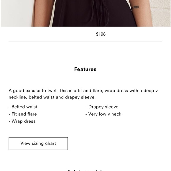 Reformation Guava Dress Black - Picture 3 of 5