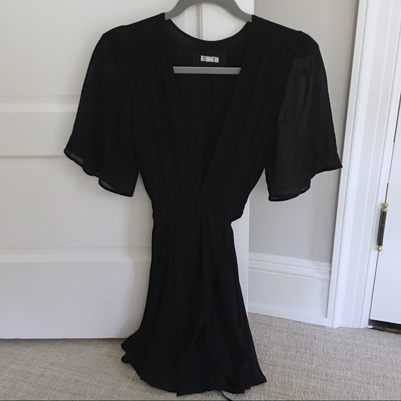 Reformation Guava Dress Black - Picture 5 of 5