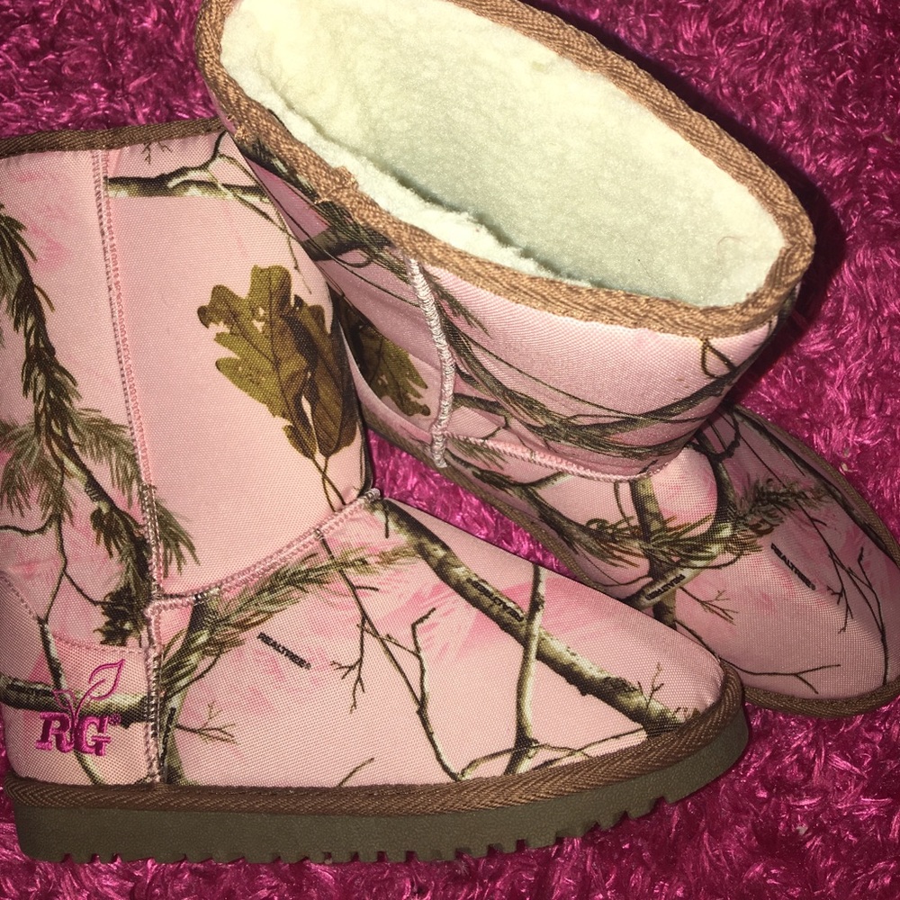 Pink camo boots - Picture 2 of 3