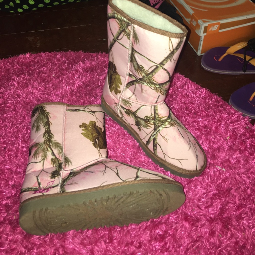 Pink camo boots - Picture 3 of 3