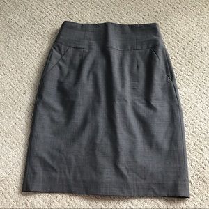 Banana Republic Gray Pencil Skirt