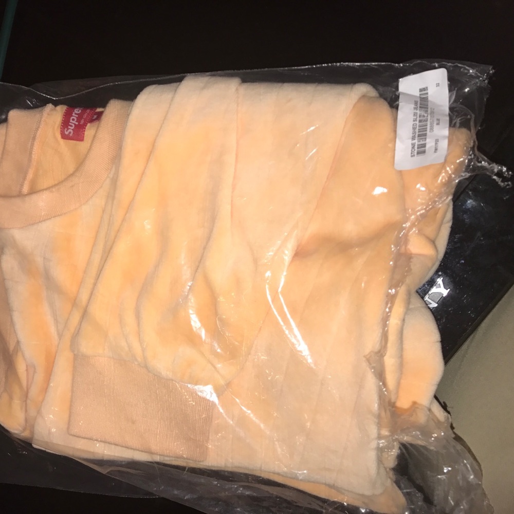 Ribbed Velour Crewneck