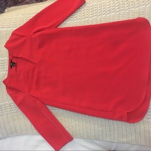 Two dresses size 2 H&M black and fire red.