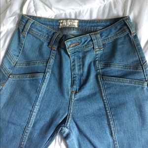Free People boho flare vintage 70s style jeans Free People boho flare vintage 70s style jeans