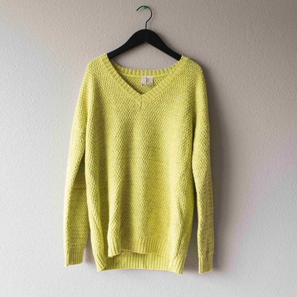 FOREVER 21 Wool Blend Metallic Sweater