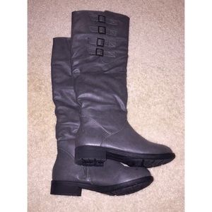 Gray Boots