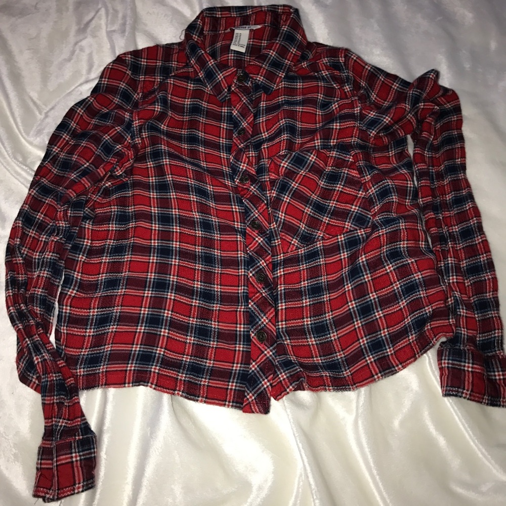 Cropped flannel