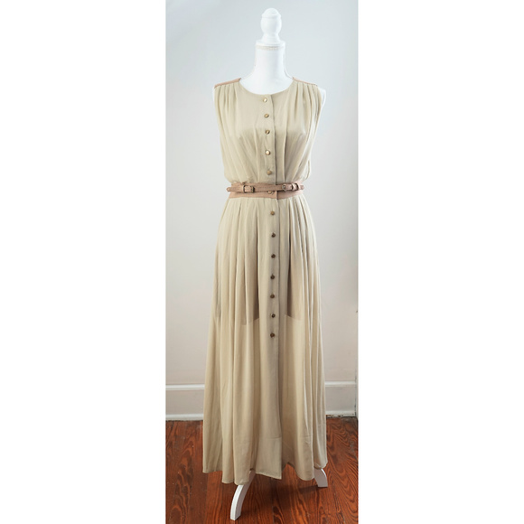 Freeway Dresses & Skirts - ModCloth Sage Maxi Dress