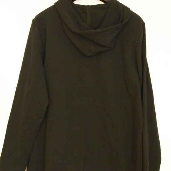 🆕 Hoodie Women's Jacket Basic Deep Black - Picture 2 of 5