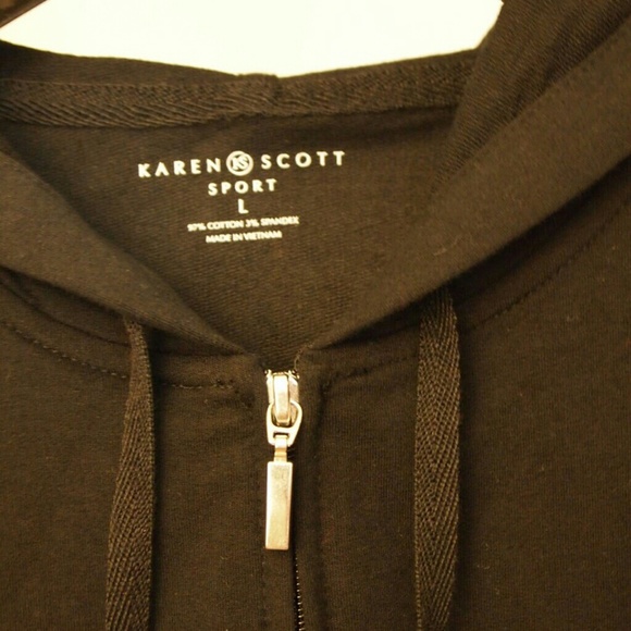 🆕 Hoodie Women's Jacket Basic Deep Black - Picture 3 of 5