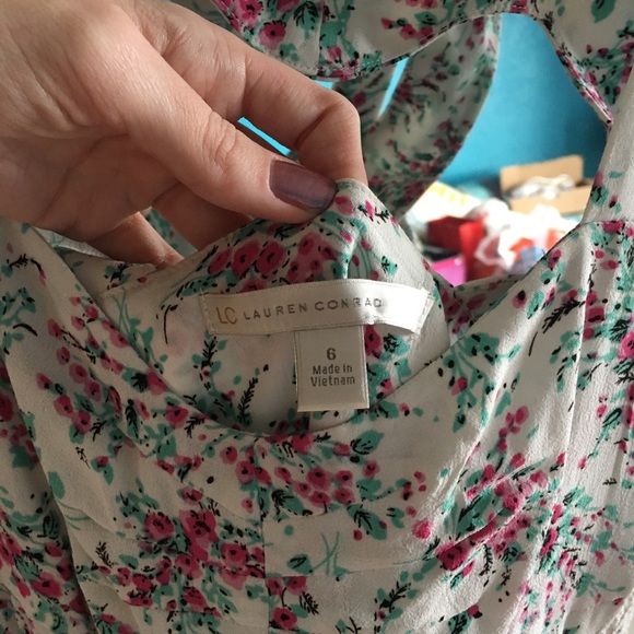 Floral Lauren Conrad Dress • Size 6 - Picture 8 of 8