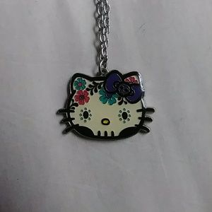 Hello Kitty Sugar Skull Necklace
