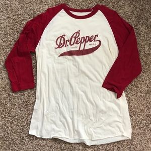Vintage looking Dr. Pepper baseball tee