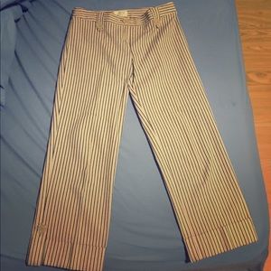 LAST CHANCE! LOFT Capri pin striped pants