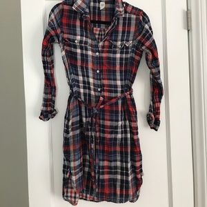New Without Tags Gap Plaid Shirtdress Size XS New Without Tags Gap Plaid Shirtdress Size XS