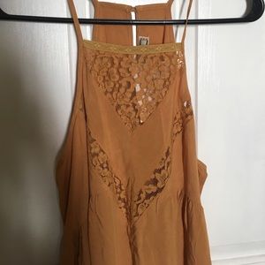 Mustard Lace dress from Nectar Clothing