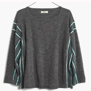 Madewell Nordic Striped Tee - Grey