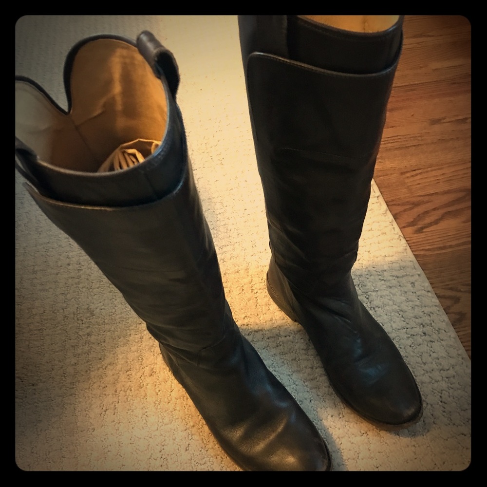 Frye brown tall boots size 7.5
