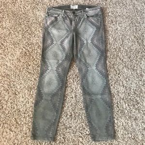 Current/Elliott Army Green Navajo Ankle Pant