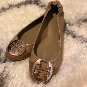 Tory Burch Nude/Tan Flats