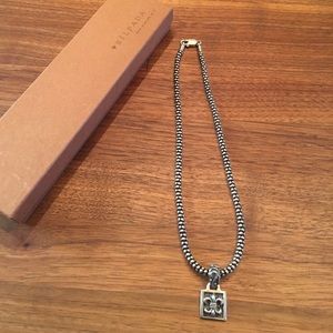 Silpada necklace with fleur di lis charm