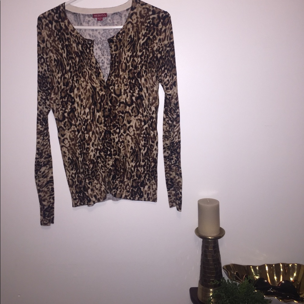 Leopard cardigan