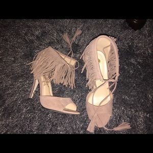 Fringe heels
