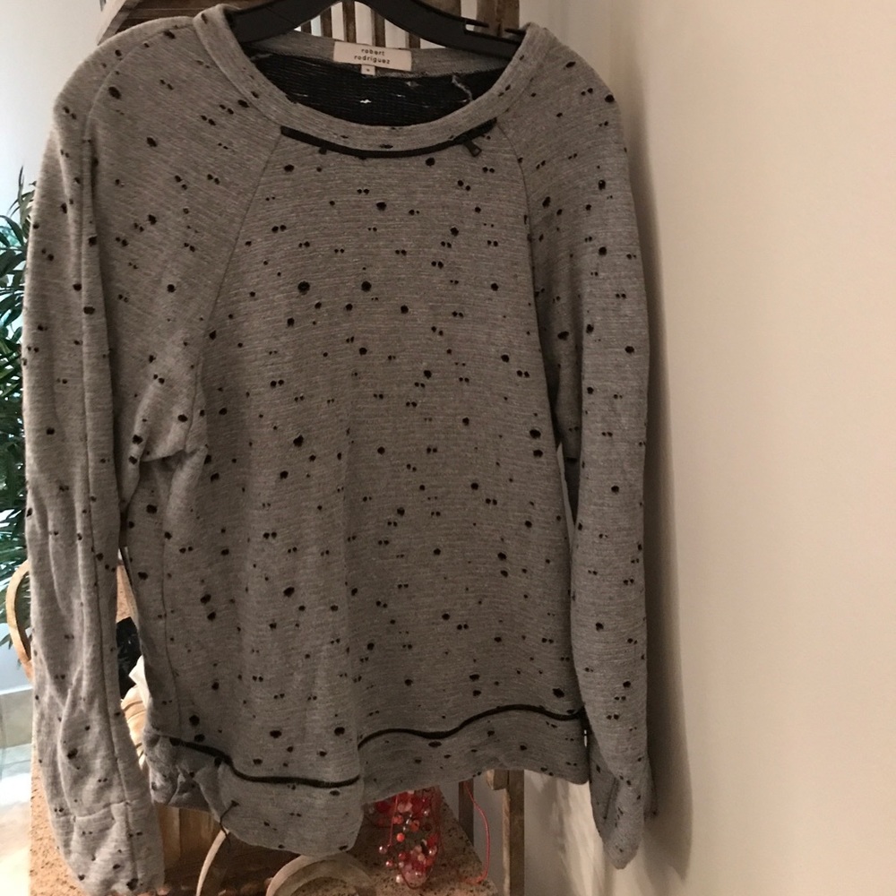 Grey Sweater with Holes