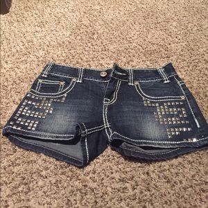 Rock and Roll denim shorts