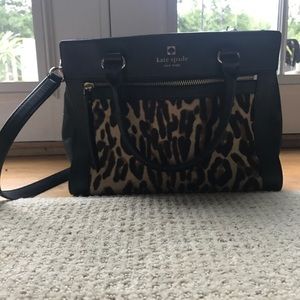 STILL AVAILABLE Black and cheetah Kate Spade bag!