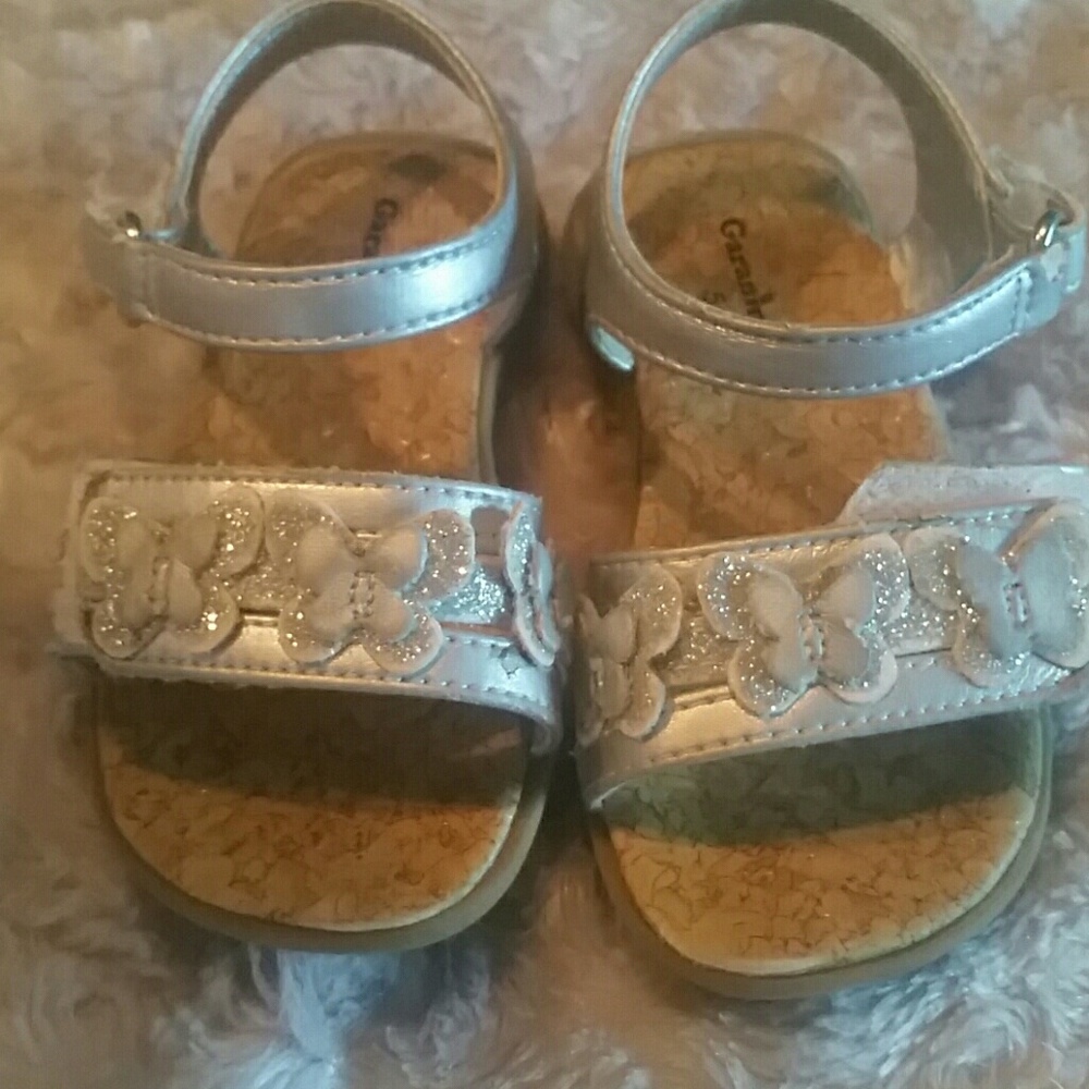 Silver sandals