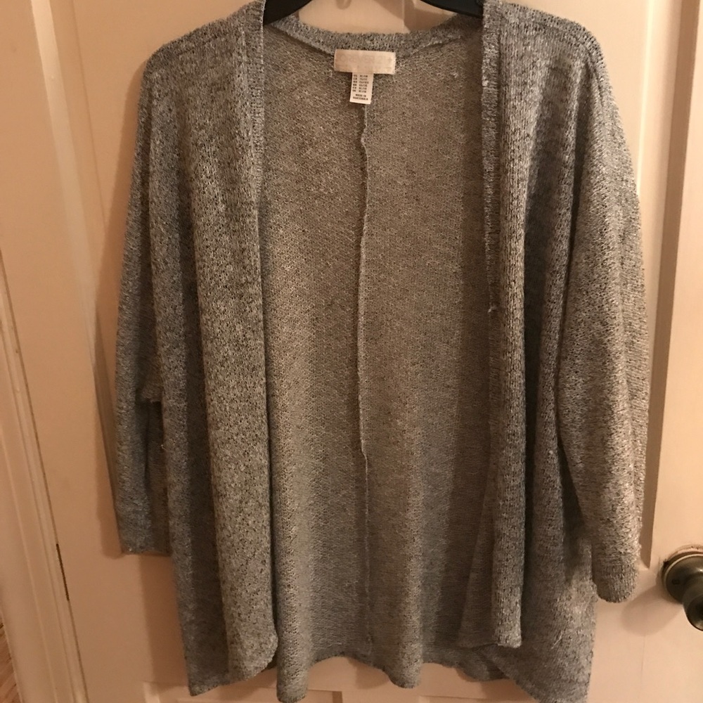 Gray sweater