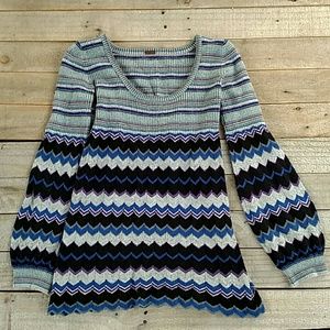 Free People Dancing Chevron Lamb small sweater Free People Dancing Chevron Lamb small sweater