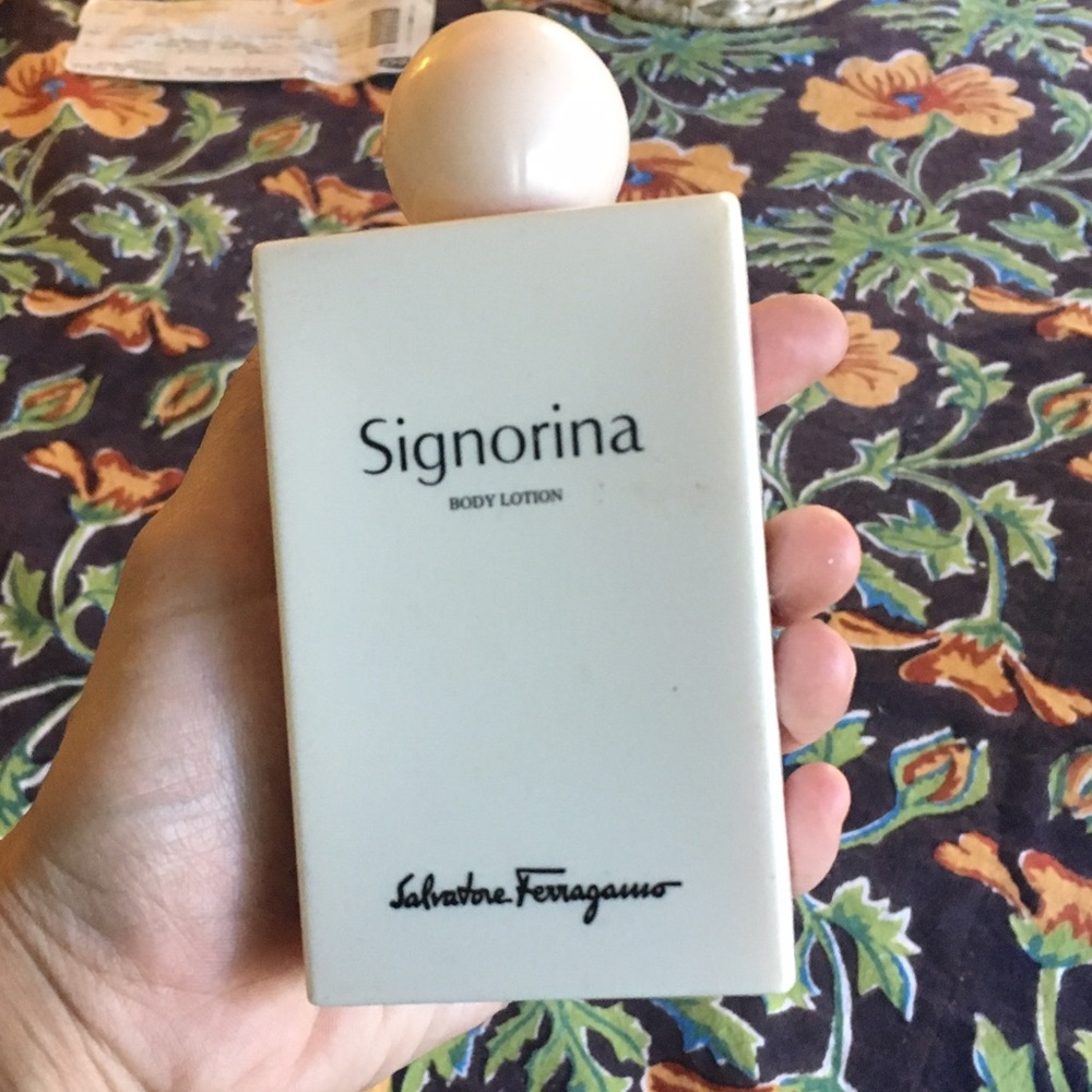 Signorina body lotion by Salvatore Ferragamo