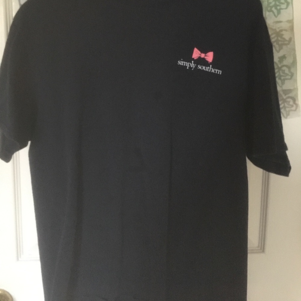 Navy blue simply southern shirt