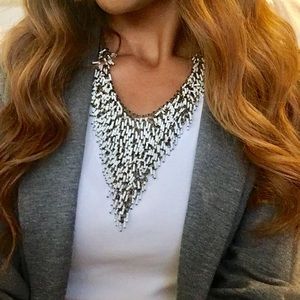 White Bead Necklace