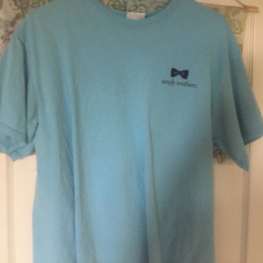 Iight blue simply southern shirt