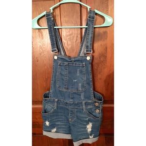 Overall Shorts