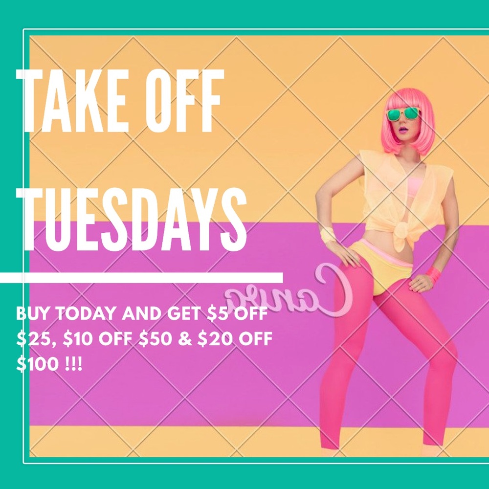 ⚡️Check out my TAKE OFF TUESDAY Sale⚡️