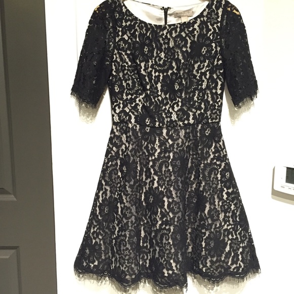 Banana Republic Fit and Flare Lace Dress - Picture 2 of 8