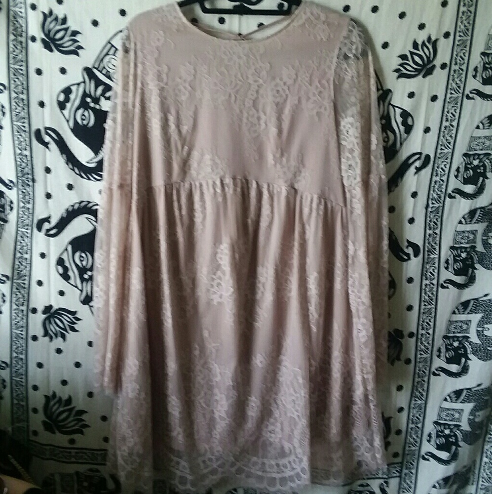 Light Pink laced dress