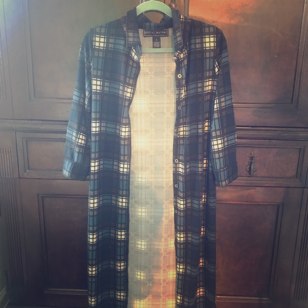 Long flannel