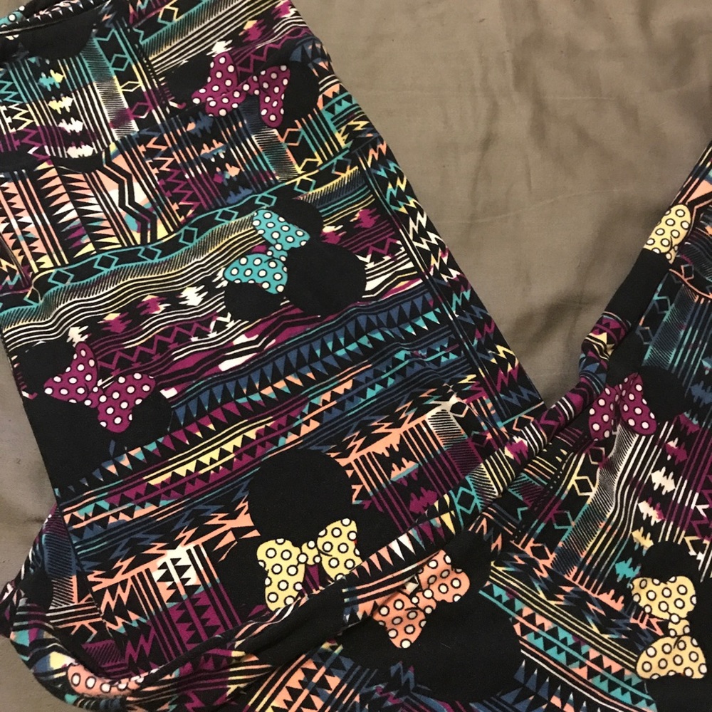 Lularoe Tc Disney Minnie Mouse leggings
