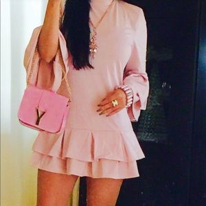 Sexy. Elegant. Short skirt dress