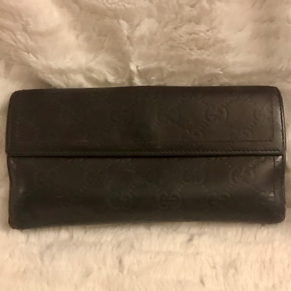 Vintage Gucci Brown Leather Wallet - Picture 4 of 8