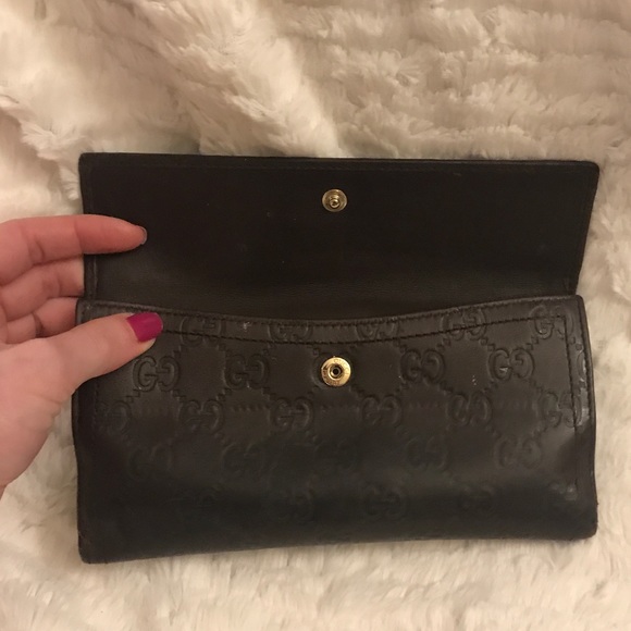 Vintage Gucci Brown Leather Wallet - Picture 5 of 8