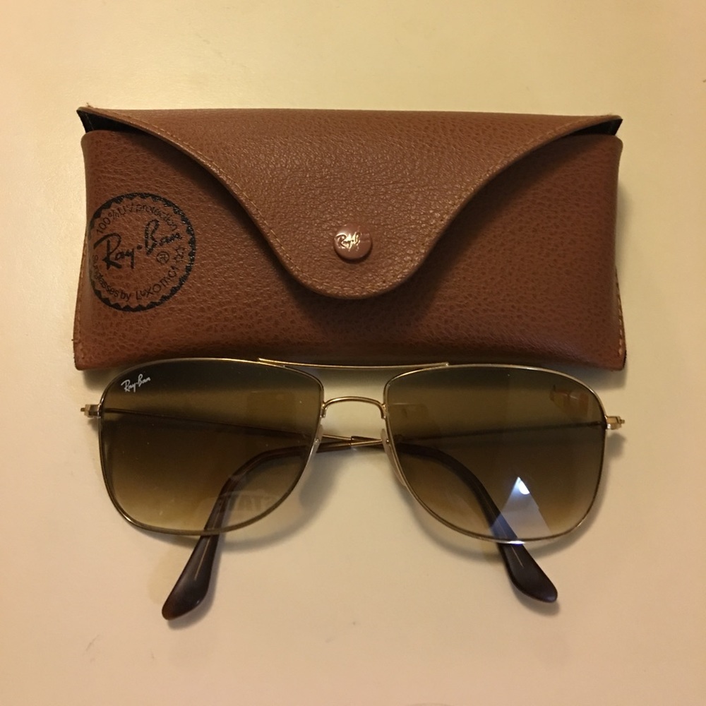 Gold Raybans