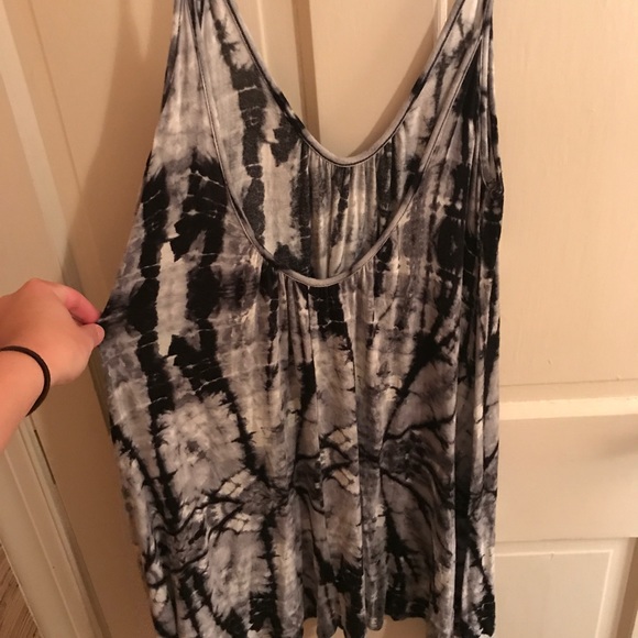 Black and White tie dye dress - Picture 2 of 2