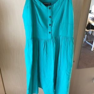Teal Sun dress