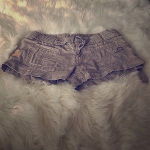 Selling brown billabong shorts!